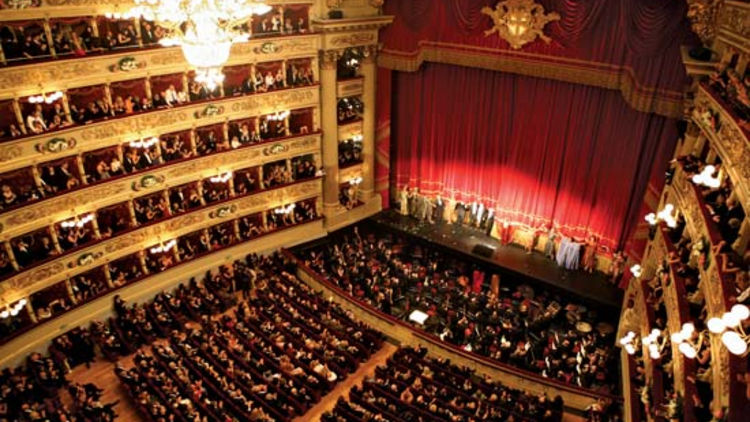 Tickets for a show at La Scala Milan