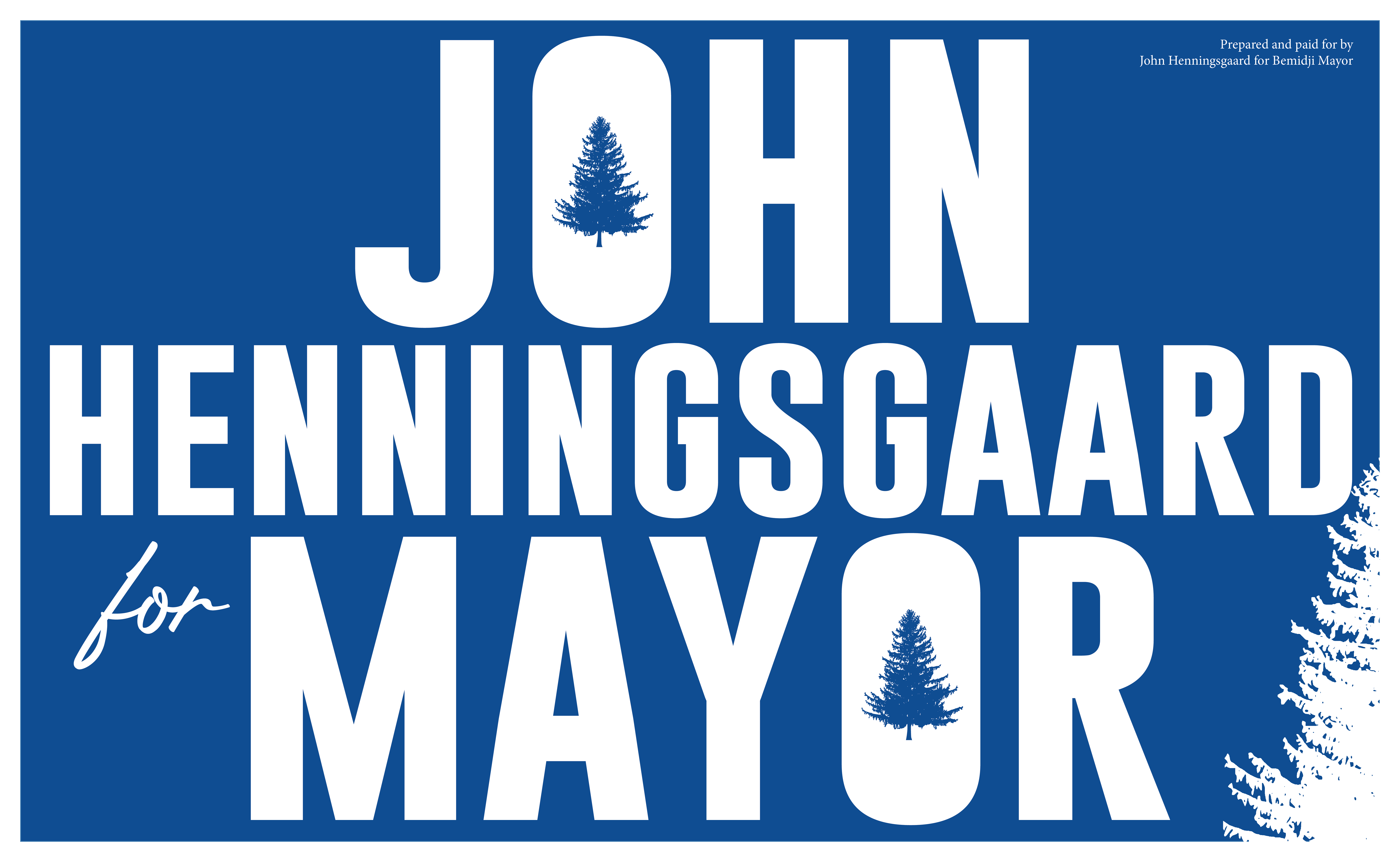 John Henningsgaard for Mayor logo