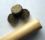 Organic Coin Rolled Fu Zhuan Tea from PuerhShop.com