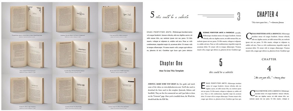  /></p>
<p>Publishing doesn’t have to be difficult.</p>
<p>In fact, publishing a book is as simple as getting it formatted and designed, then uploading it to a print-on-demand service like Amazon or Lightning Source.</p>
<p><strong>But what if you can’t afford a professional book designer?</strong></p>
<p>This bundle of courses on self-publishing and book design will not only teach you how publishers manipulate readers into buying books, and not only give you the confidence to design and format your own books, but will even give you some starter templates you can use to skip the learning curve and make your book more professional.</p>
<p>So you can easily format and design a professional looking book that will attract your audience, without making amateur design mistakes that kill sales.</p>
<p>Take the hassle out of book design.</p>
<p>Just choose one of our customizable templates, add your image, change the text and save it – it’s already the perfect size for your ebook. You can also use our 3D book mockup generator and promotional graphic templates for stunning pictures to share on social media, for maximum visibility.</p>
<p><strong>A well-designed book can double your book reviews and cut your marketing budget in half.</strong></p>
<p><strong>It’ll encourage viral shares and instantly make the right readers eager to pick it up.</strong></p>
<p><strong>95% of what people consider “book marketing” actually happens </strong><em><strong>before you publish.</strong></em></p>
<p>It’s the branding, packaging and positioning that makes the biggest difference in a book’s performance. If you’re not a designer, you’re bound to make critical newbie mistakes (and professional book design can be prohibitively expensive.) Your book design is crucial to your book’s success. Don’t take chances with yours.</p>
<p>A poorly designed book will get you blacklisted from bookstores and be rejected by readers before they even know what it’s about. Shoddy book design will ruin your first (and only) impression. Instead of a calling card, it’ll become a visual assault and have readers clawing at their eyes (not good).</p>
<p>If readers don’t pick up (or click) your book because the cover doesn’t appeal to them, they’ll never read a single word of your story!</p>
<p>But I have good news – now there’s an easier way to make great looking books, without any fancy software or design skills. Grab this bundle of book design and publishing courses, and get everything you need to DIY your book design.</p>
<p>Bestselling book design on a shoestring budget</p>
<p><strong>With these templates and resources you can quickly…</strong></p>
<p>★ Design a cover that sells</p>
<p>★ Easily avoid common design mistakes<br />
★ Create professional looking books<br />
★ Choose the perfect font for your genre<br />
★ Format your book for print and ebook</p>
<p><strong>They’re easy to customize, because all the hard work has already been done for you!</strong></p>
<p>So if you’ve always dreamed of becoming a bestselling author and retiring on a beach under a palm tree, and don’t want to waste time banging your head against the keyboard trying to figure this stuff out on your own… this is your chance to level-up quickly.</p>
<h3>What’s included…</h3>
<div>
<div>
<h3>#1: BOOK FORMATTING TEMPLATES</h3>
<p><img decoding=