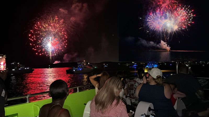 HydroJet Fireworks Cruise