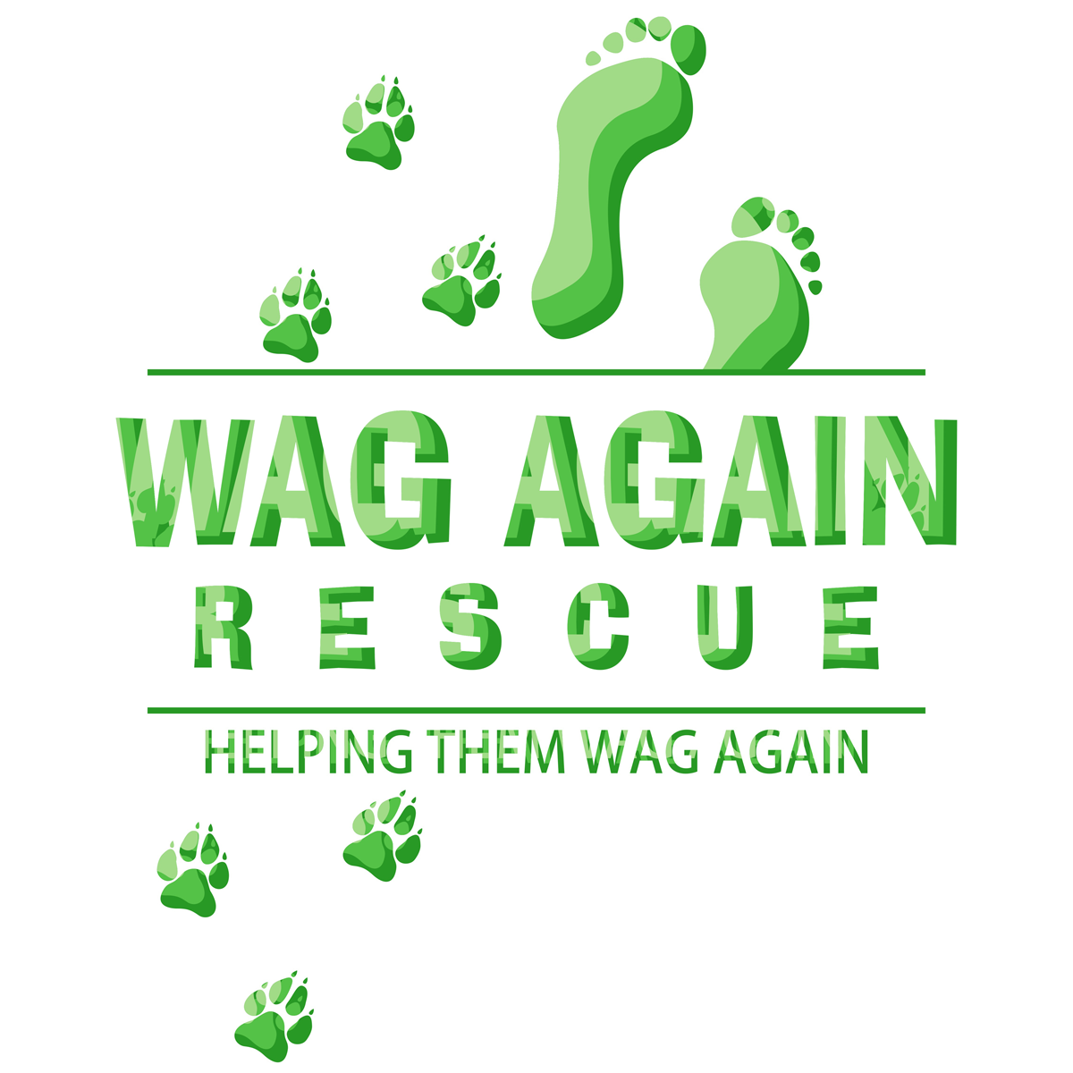 Wag Again Rescue logo