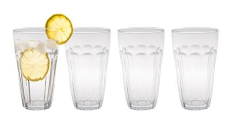 2 x 4pc Glassware -