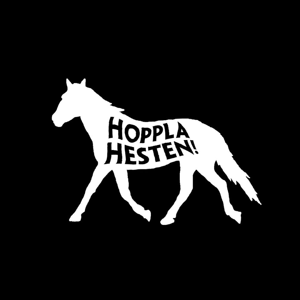 Hoppla Hesten logo