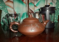 Traditional Purple Clay Bamboo Gongfu Teapot from Enjoying Tea