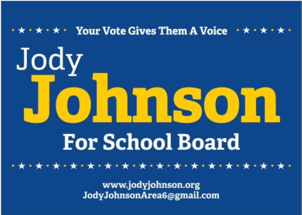 Jody Johnson for School Board logo