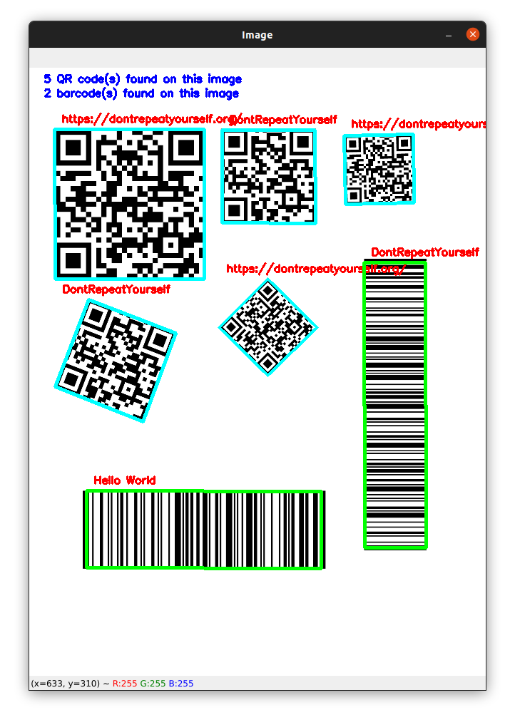 barcode detection on images