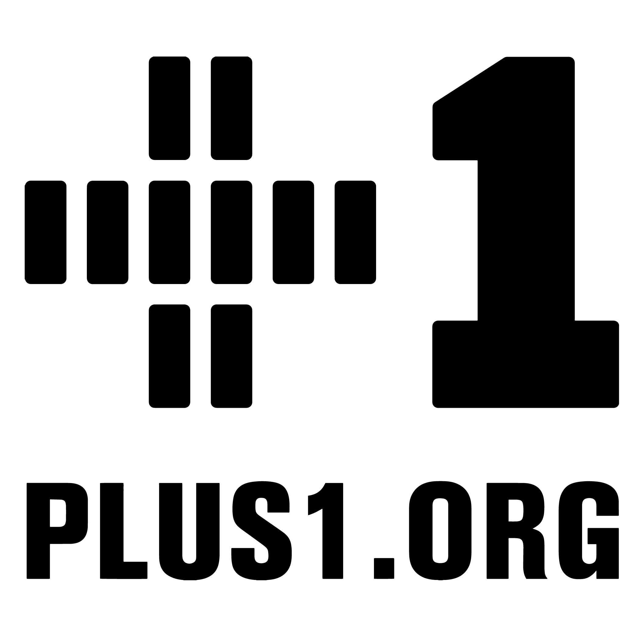 PLUS1 For Black Lives logo