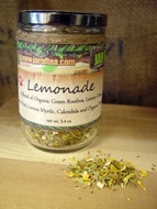 Lemonade from jar of tea