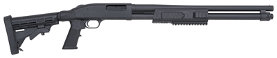 Mossberg FLEX 590 Tactical Shotgun – 12GA, 3″ Chamber, 20″ Barrel, Adjustable Stock, Black Synthetic 015813516723