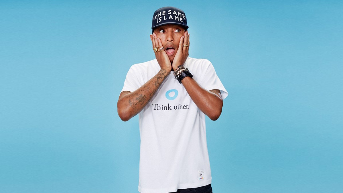 American musician Pharrell Williams of the hip hop and funk band