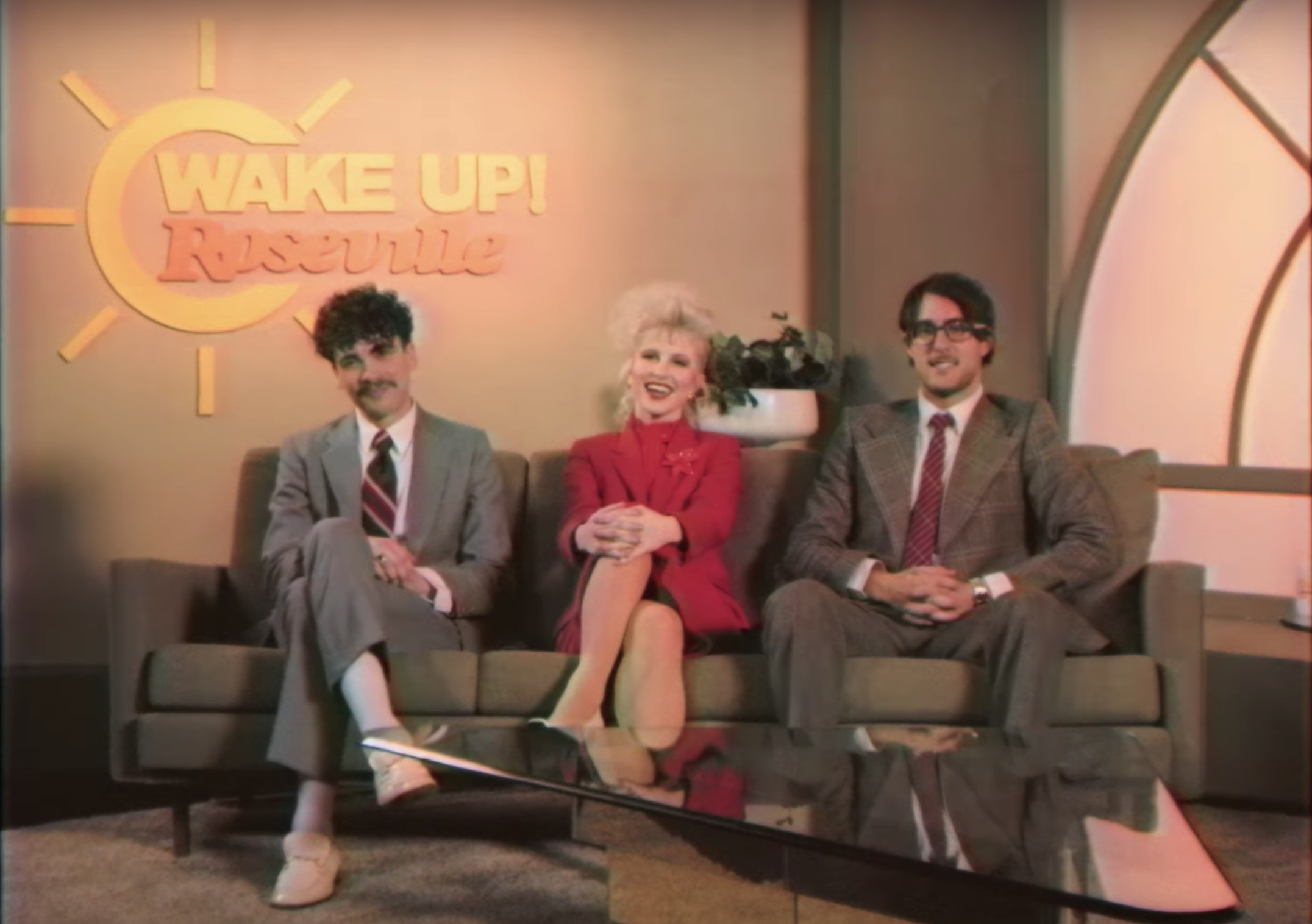 Paramore are television show hosts on the brink of losing it in the 'Rose-Colored Boy' video – watch
