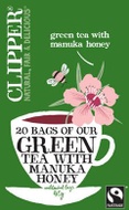 Fairtrade Green Tea with Manuka Honey from Clipper