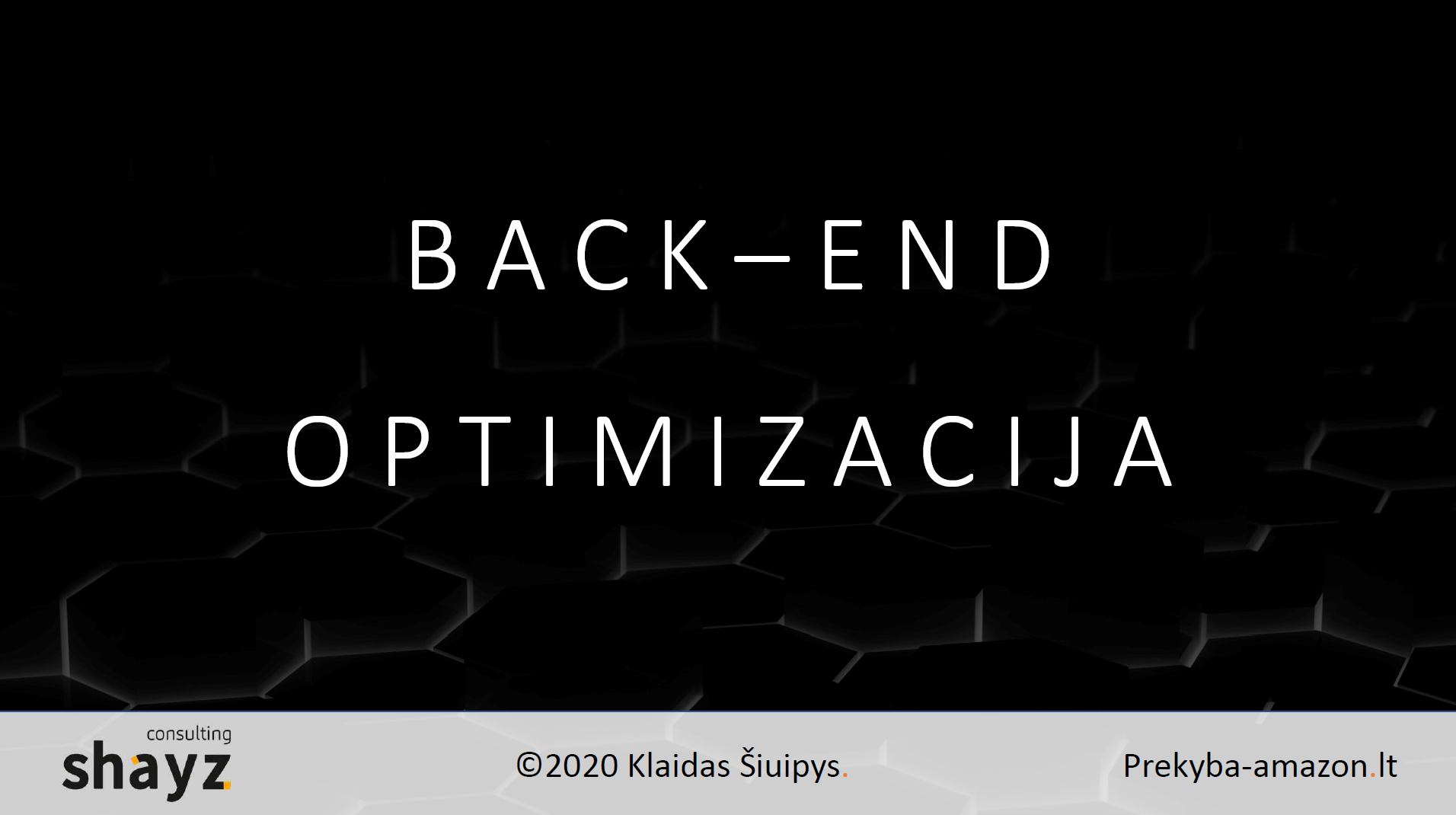 Back-end optimizacija