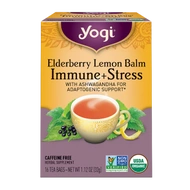 Elderberry Lemon Balm Immune + Stress from Yogi