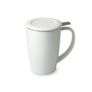 Curve Tall Tea Mug with Infuser and Lid (15 ounces) from Forlife