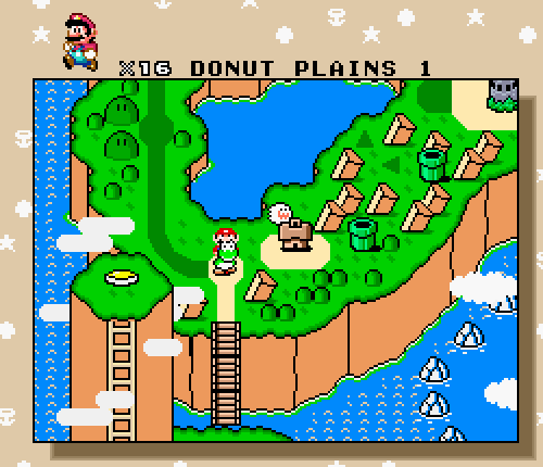 Blog de la comunidad del miembro del consejo 1 // Miyazaki crea un juego de Mario Souls con el diseño del mundo basado en la pantalla de selección de nivel en Super Mario World.  De nada.