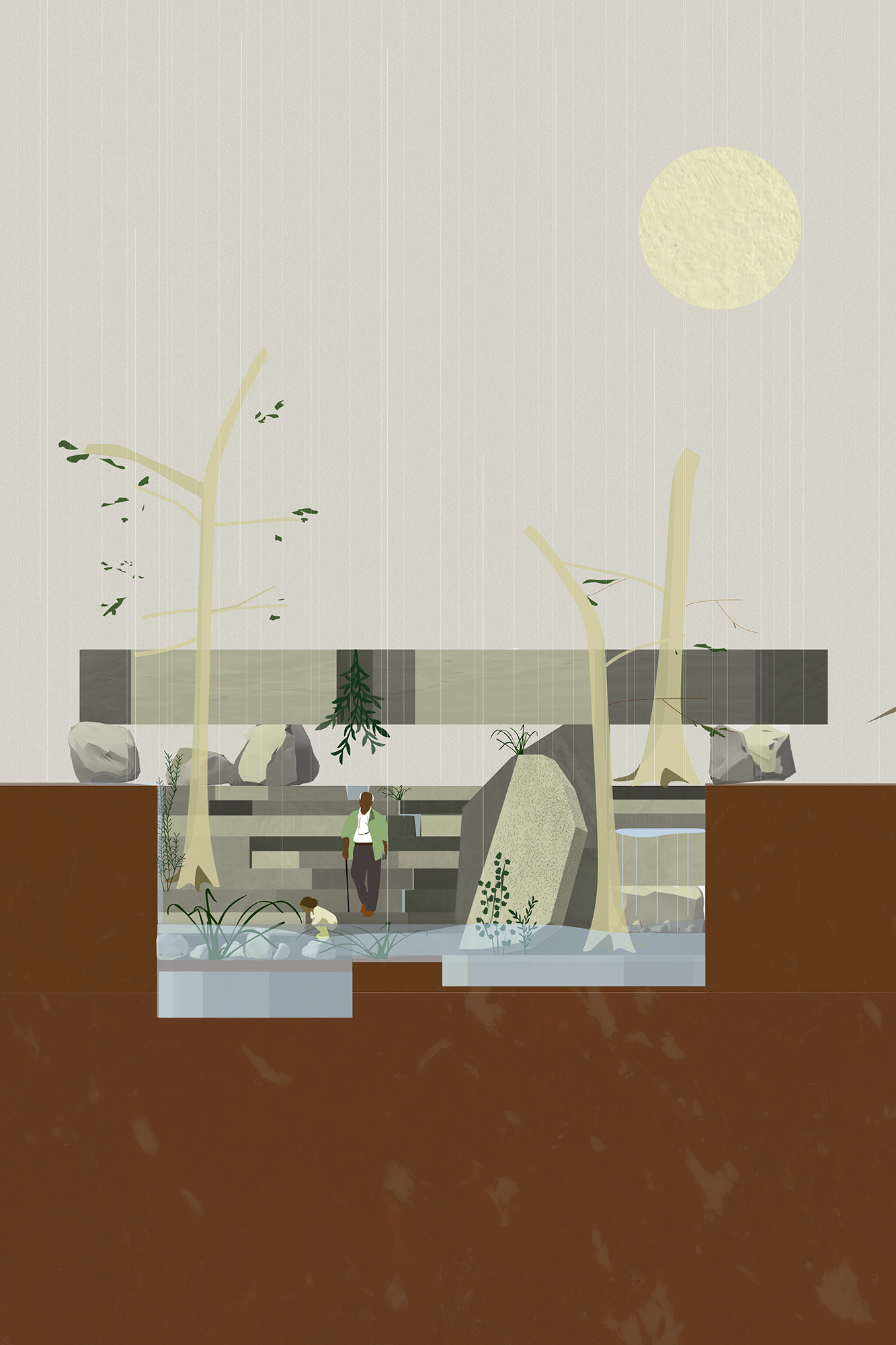 Section Drawing - Columbia GSAPP