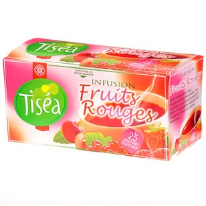 Infusion aromatisee aux fruits rouges 25 sachets - LP Possession