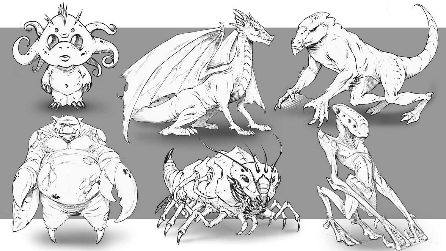 How to draw Monster