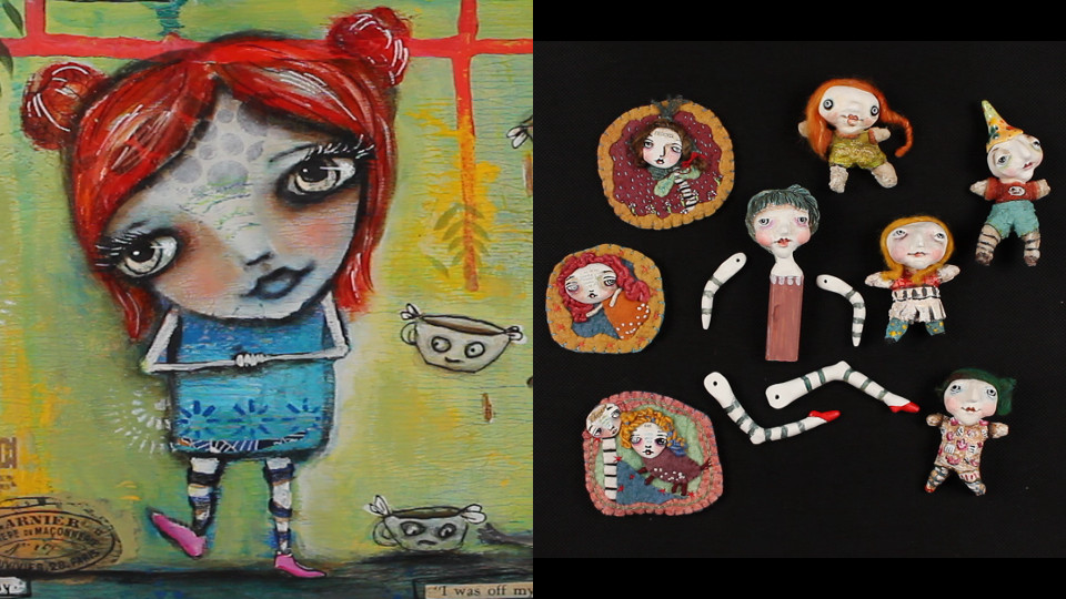 Product image for BUNDLE: Whimsical Character Painting and Creating in Dollandia with Sunny Carvalho