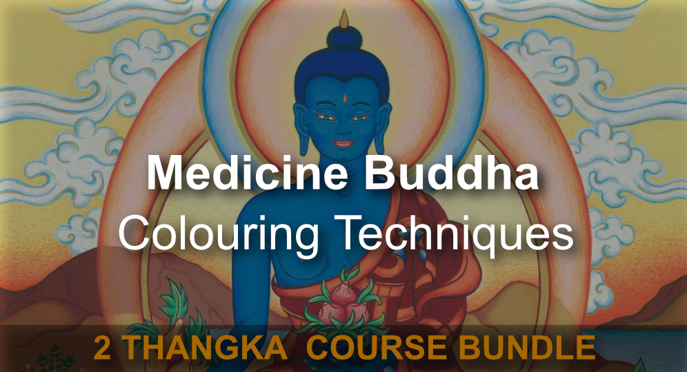 Draw the Medicine Buddha and Colour it with the right techniques | Sch