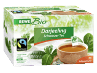 Bio Darjeeling Schwarzer Tee from Rewe 
