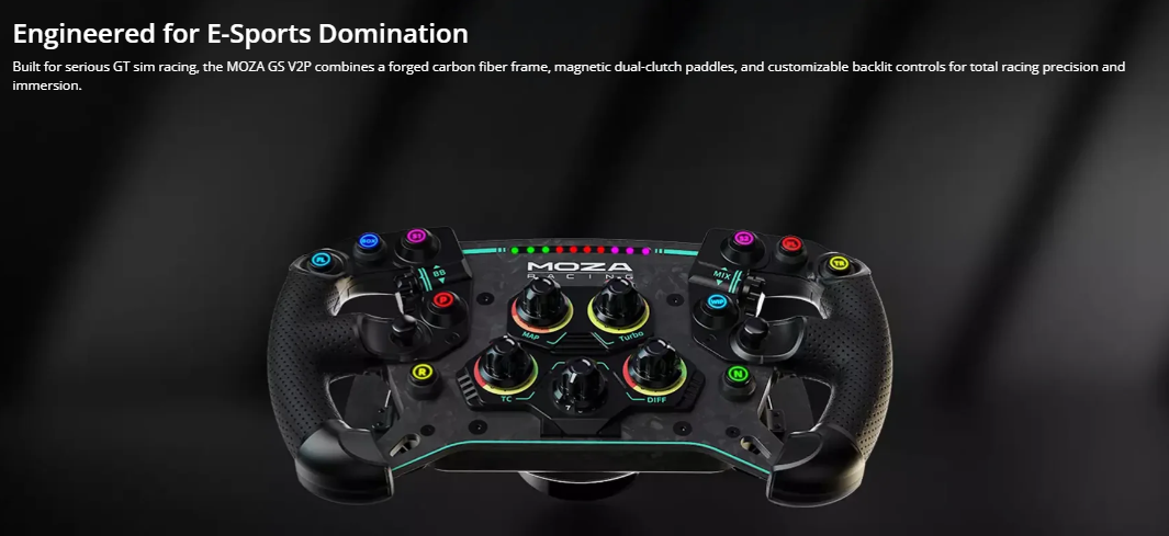 Moza Racing GS V2P Steering Wheel - Micro Center