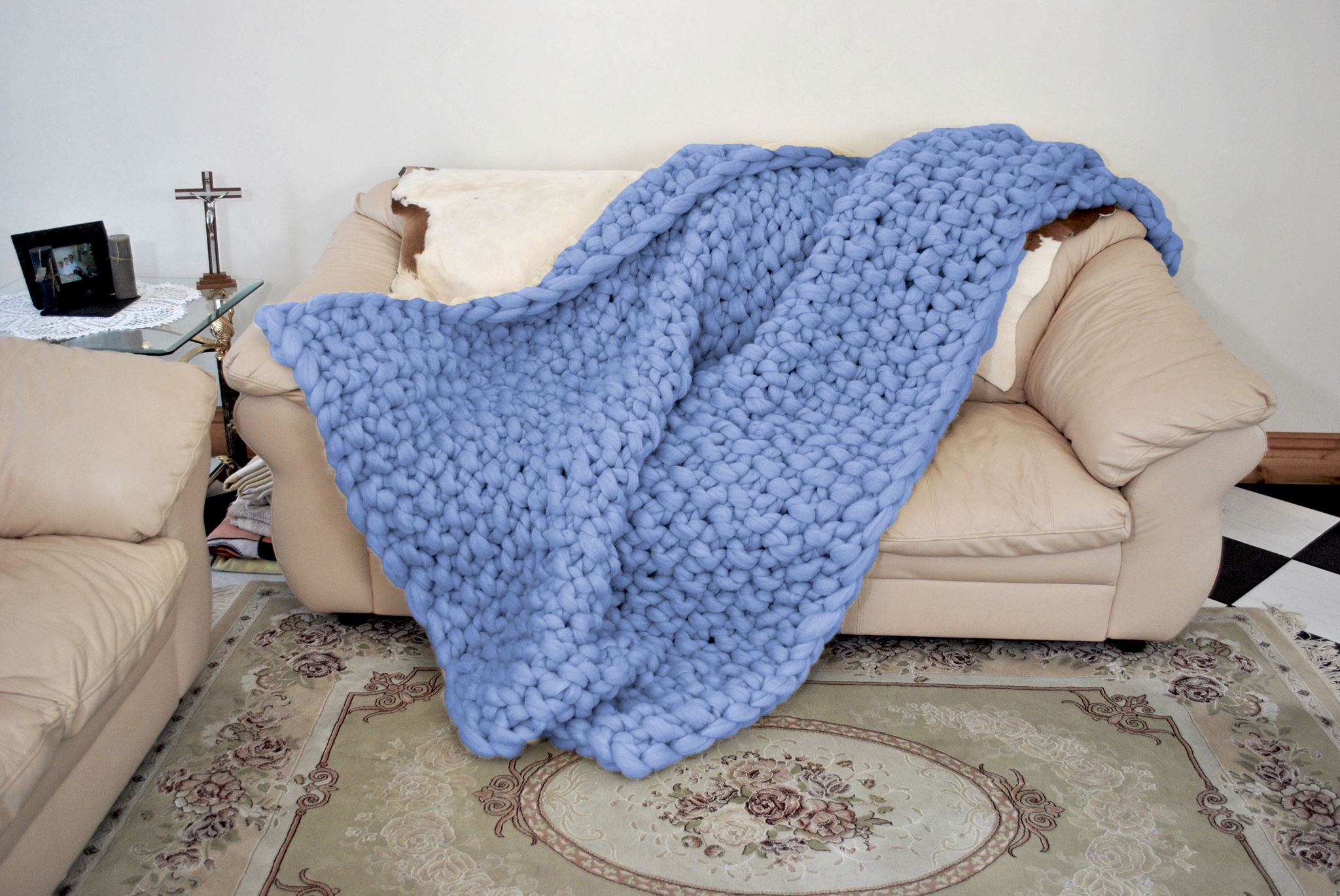 arm knitting blankets